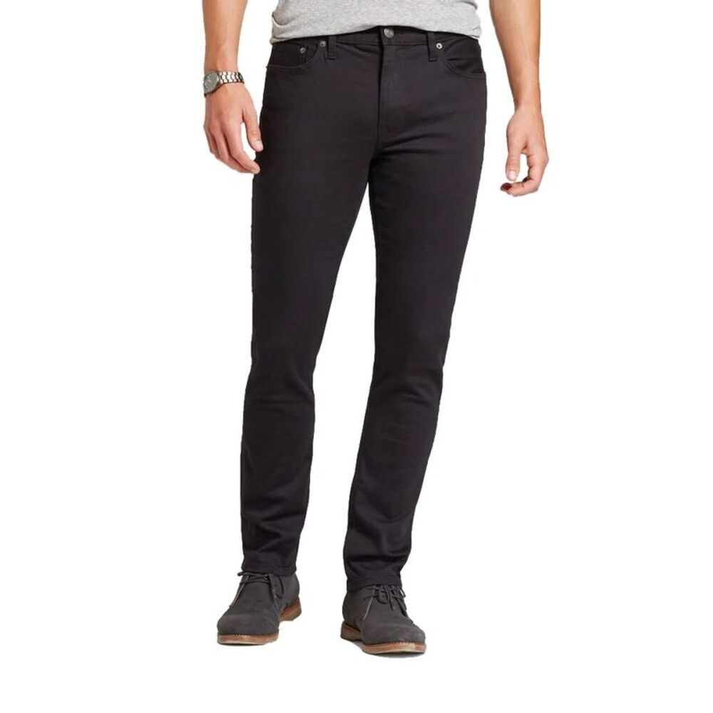 Open Box - Goodfellow & Co -  Men's Mid Rise Slim Leg Black